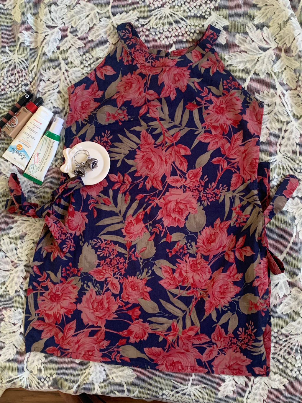 Maya - Short Kurti -  Sleeveless with Side Knots - Drop 1