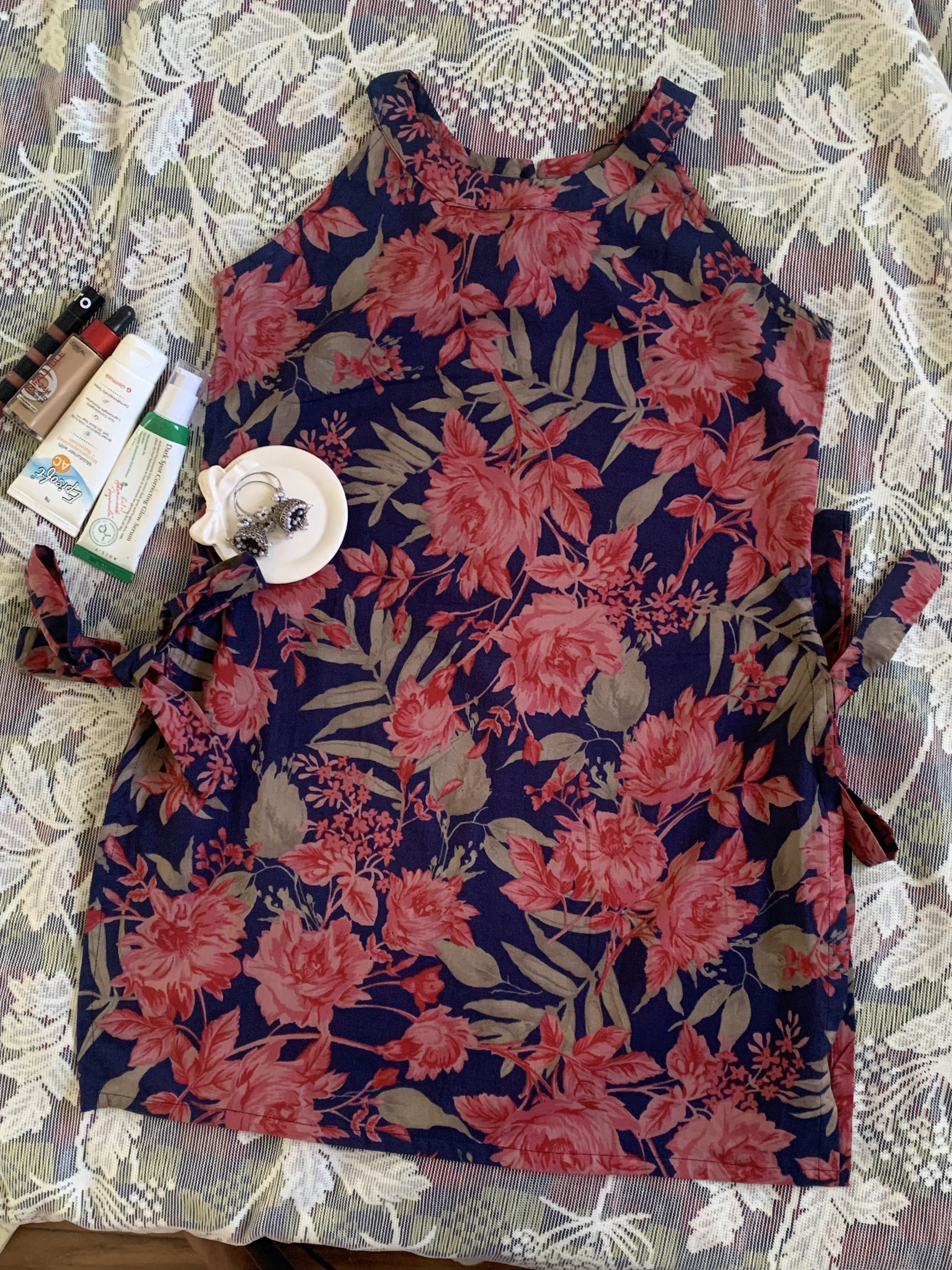 Maya - Short Kurti -  Sleeveless with Side Knots - Drop 1