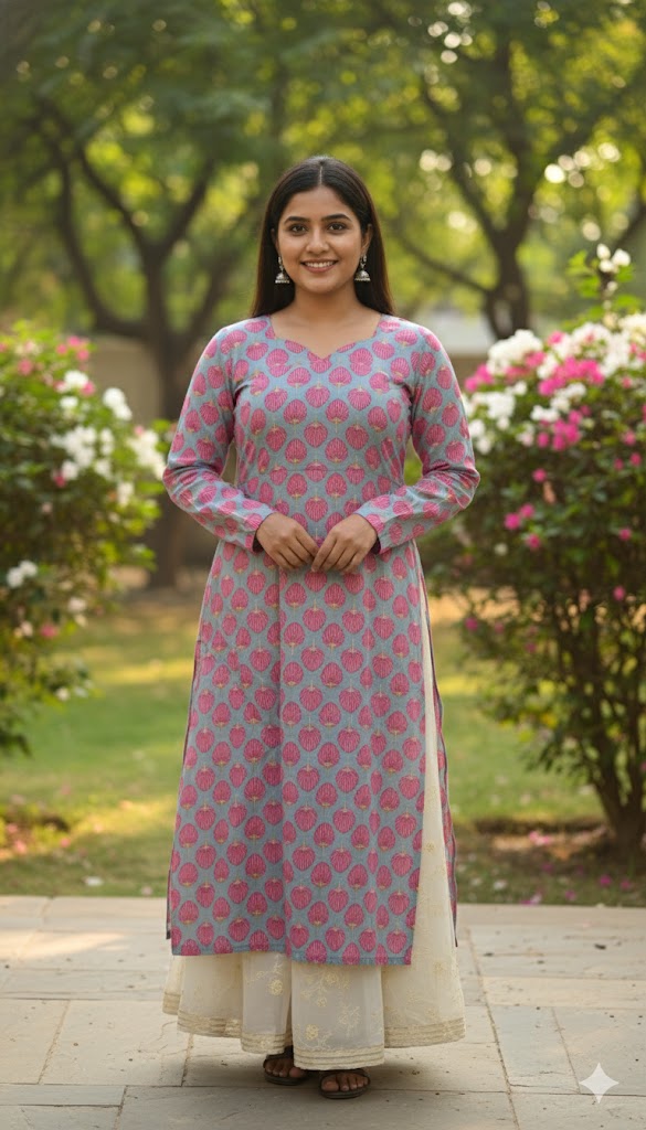 Sita - Long Kurti with Full Sleeves - Drop 1