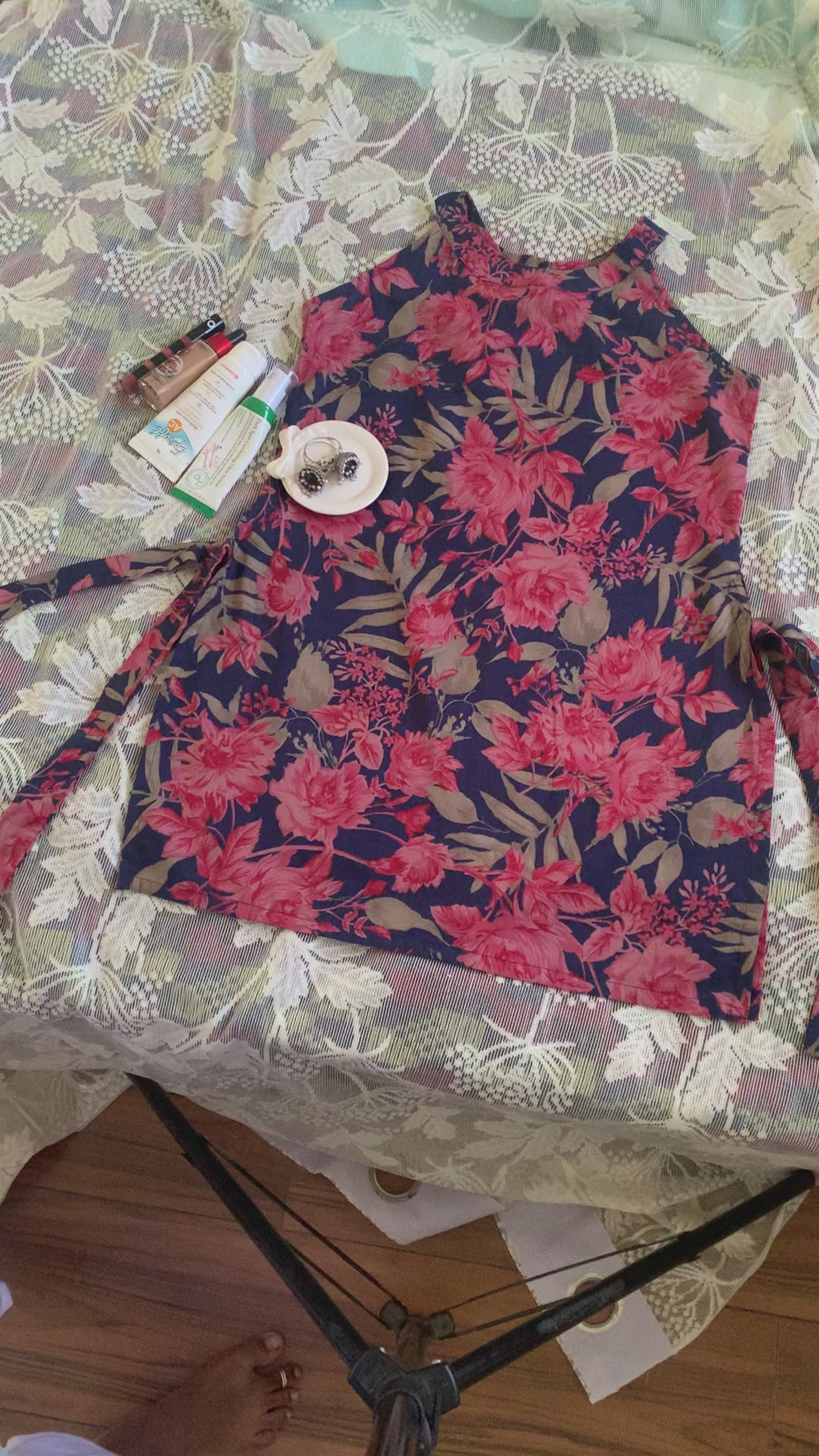 Maya - Short Kurti -  Sleeveless with Side Knots - Drop 1