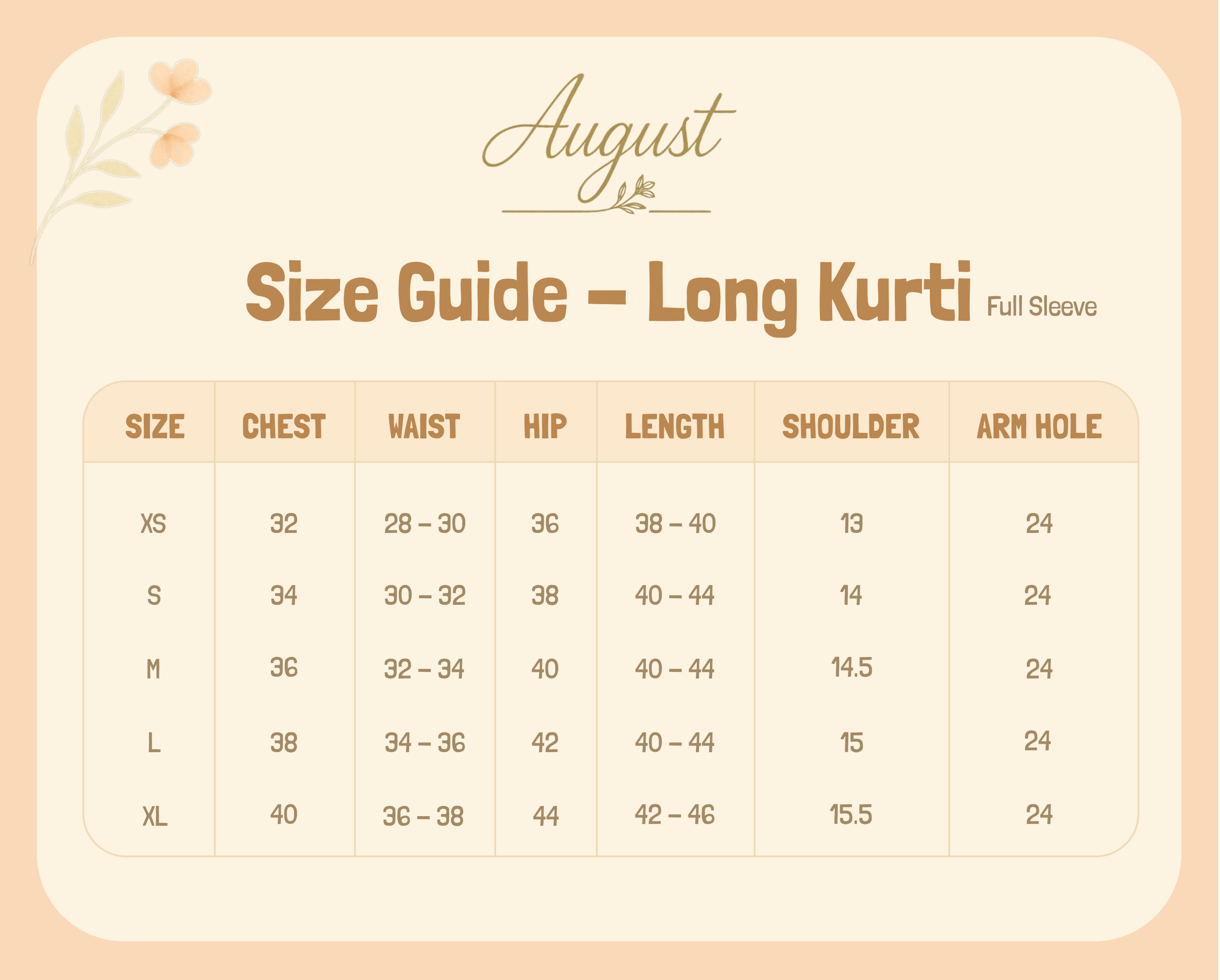 Sita - Long Kurti with Full Sleeves - Drop 1