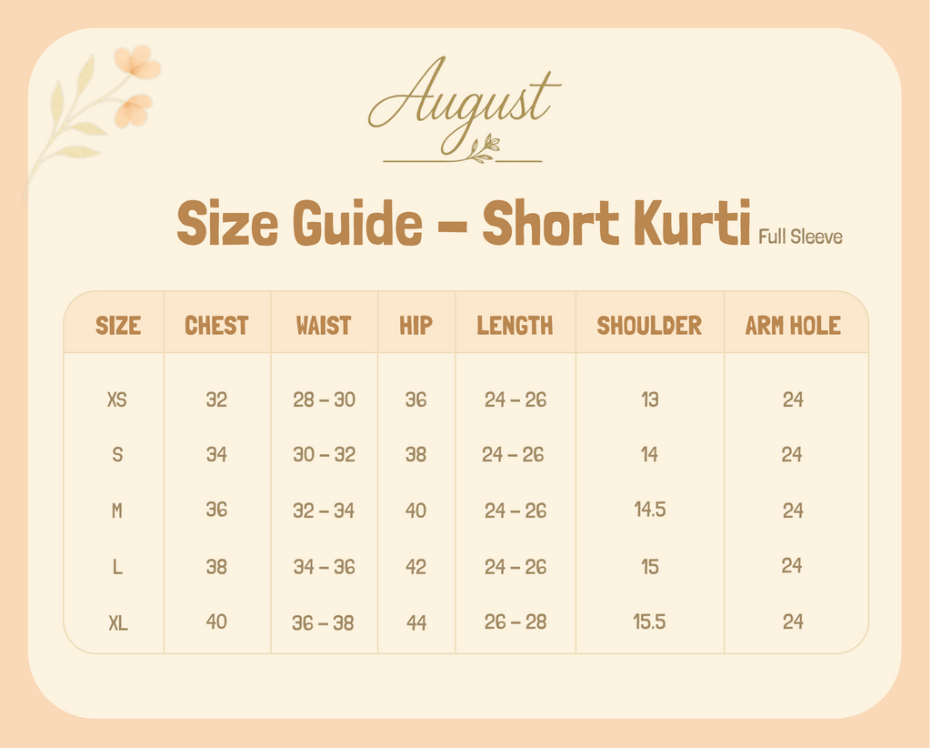 Akira - Short Kurti -  Full Sleeves - Drop 1